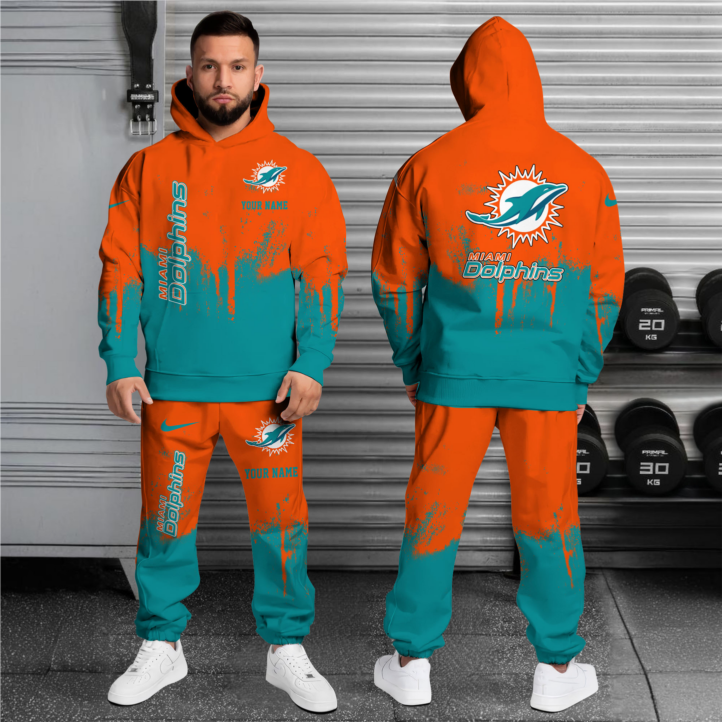 NFL x MD Combo Hoodie And Sweatpants V1 NAK NHT