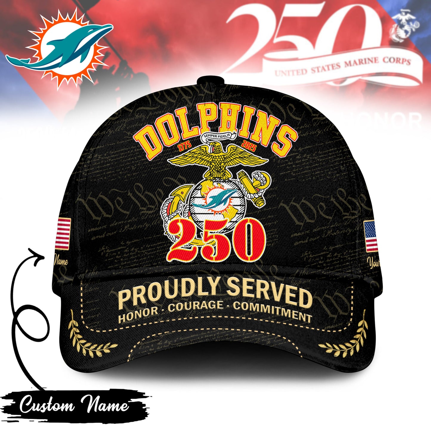 NFL x MIA Proudly Served Classic Cap HLP 251025