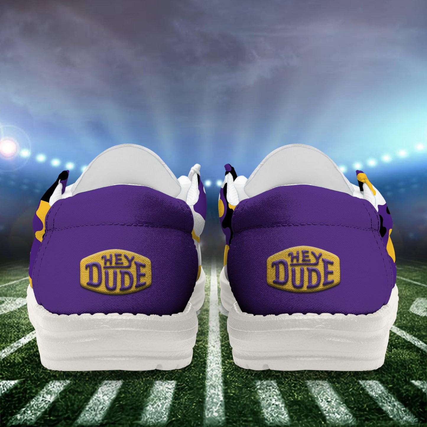 NFL x MIN Personalized Canvas Loafer Shoes HLP