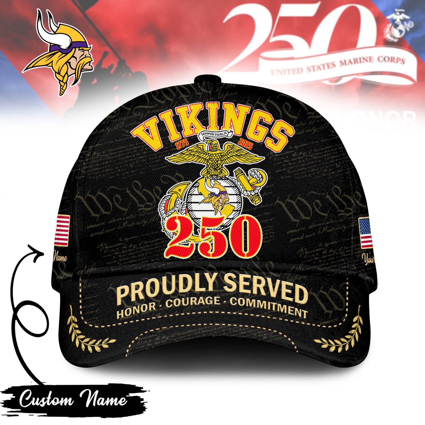 NFL x MIN Proudly Served Classic Cap HLP 251025