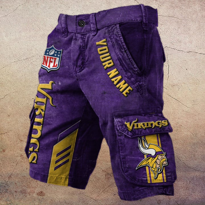 NFL x MV Personalized Cargo Shorts V1 NAK