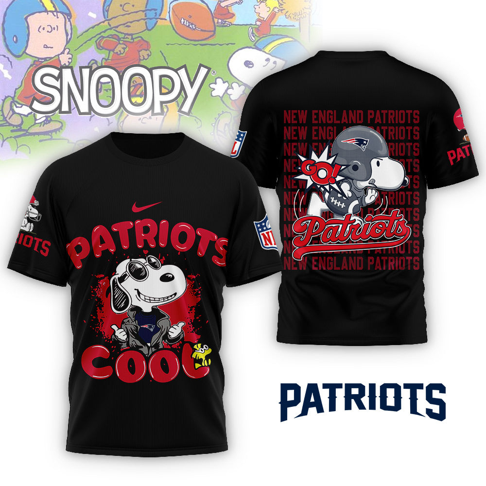 NFL x NE Snoopy Cool 3D Shirt HLP 271025