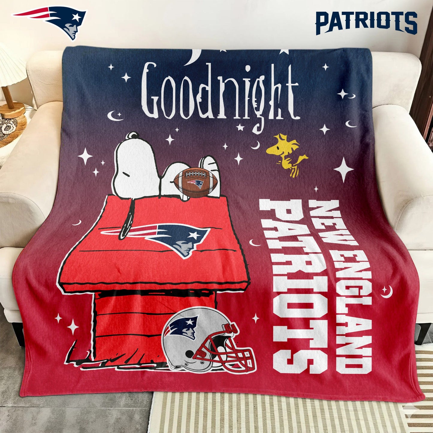 NFL x MIN Snoopy Fan Blanket HLP 271025