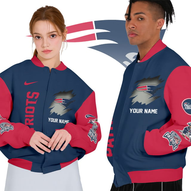 NFL x NEP Personalized Custom Baseball Jacket V1 NAK