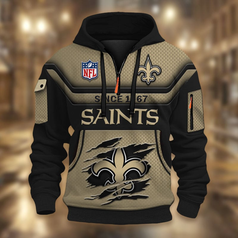 NFL x NOS Multicolor Zip Hoodie Shirt DDT CTND
