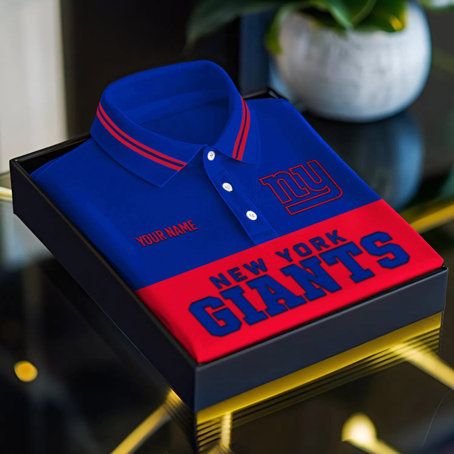 NFL x NYG Full Team 3D Printed Classic Polo Shirt V1 NAK NHM