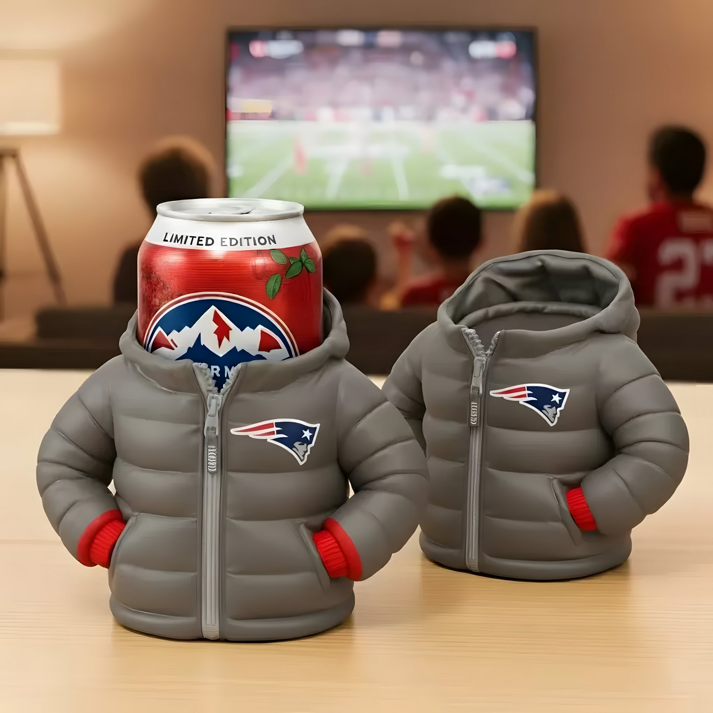 NFL x NYG Game Day Puffer Can Cooler V1 NAK