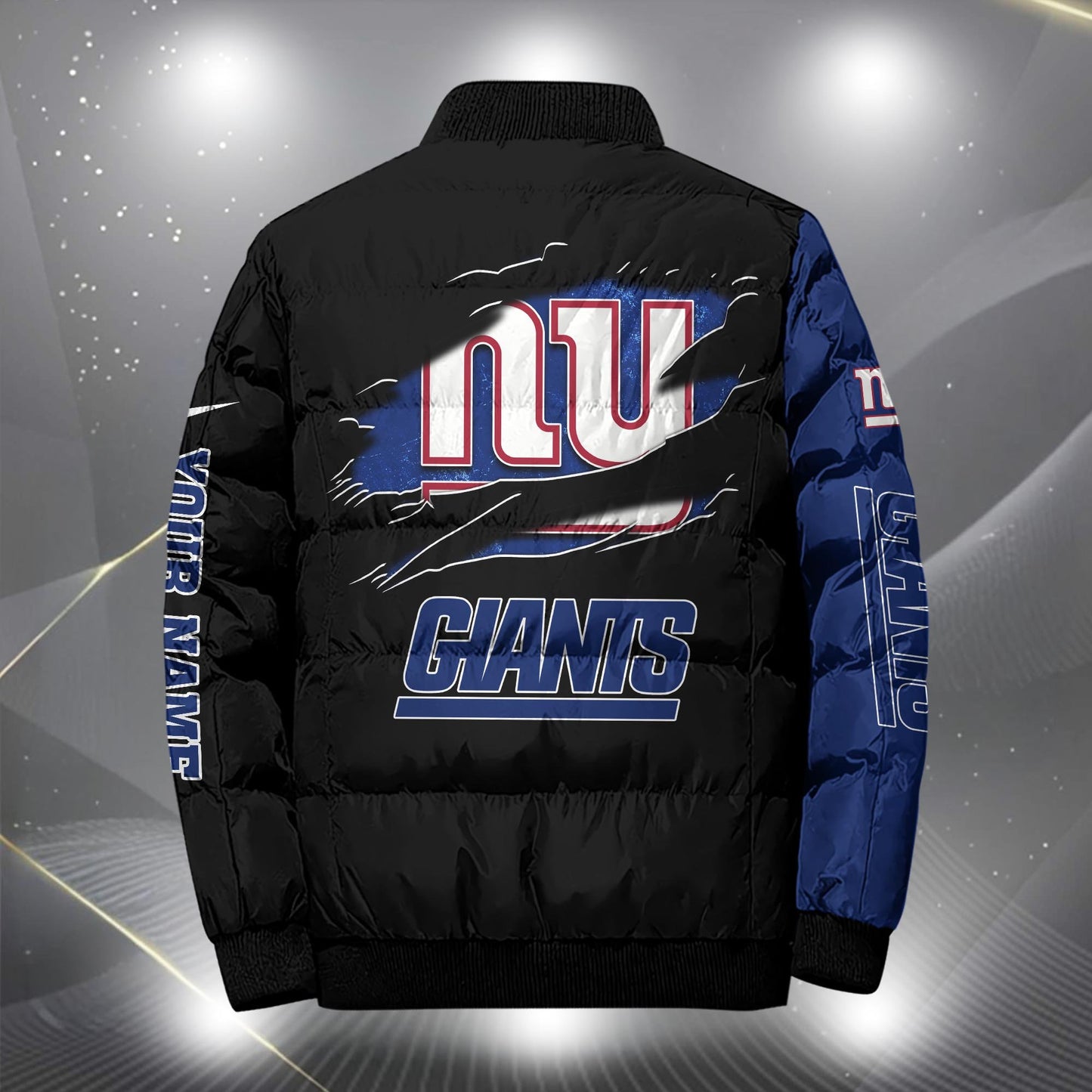NFL x NYG Personalized Puffer Jacket HLP