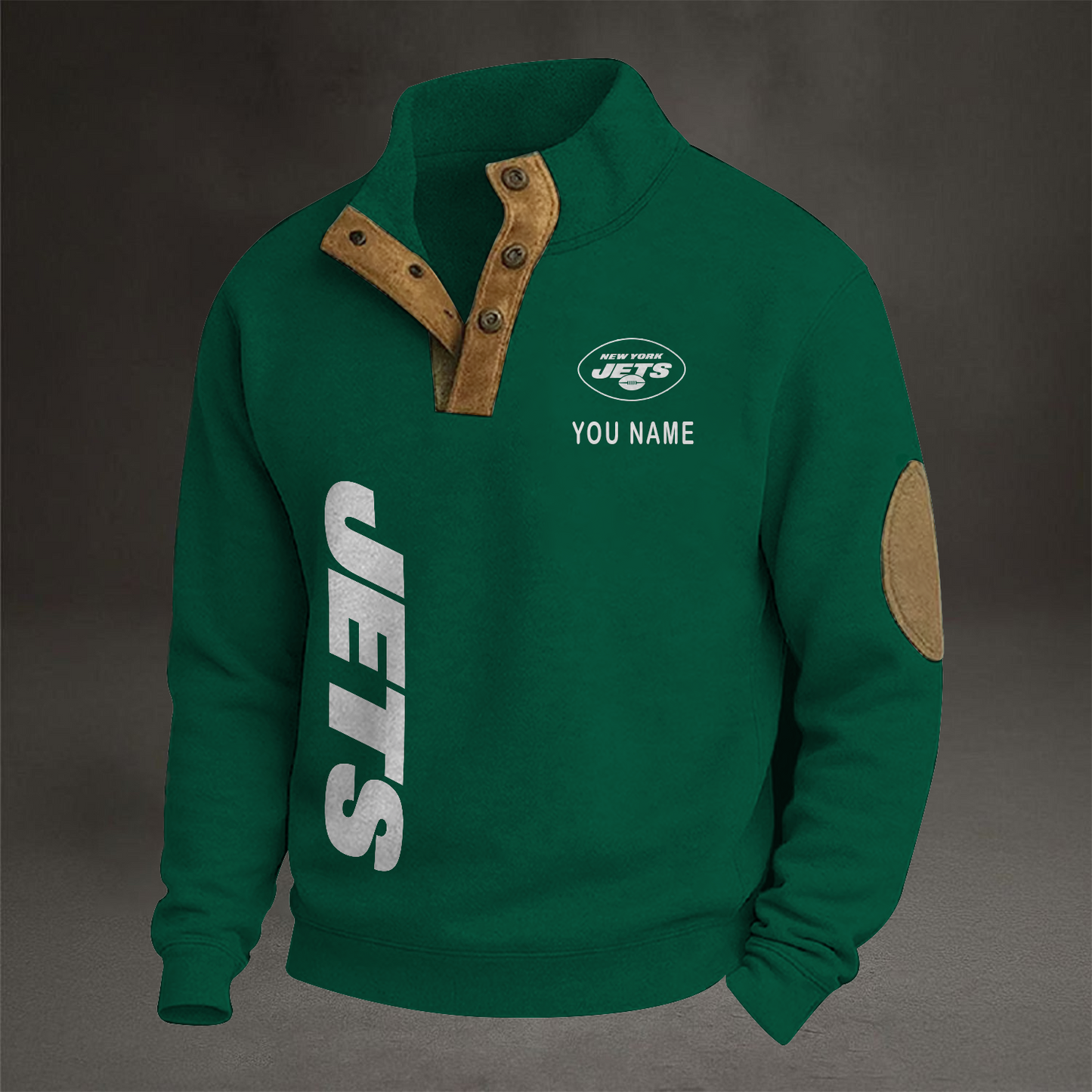 NFL x NYJ Casual Rugby Print Sweatshirt V1 NAK THUONGNH