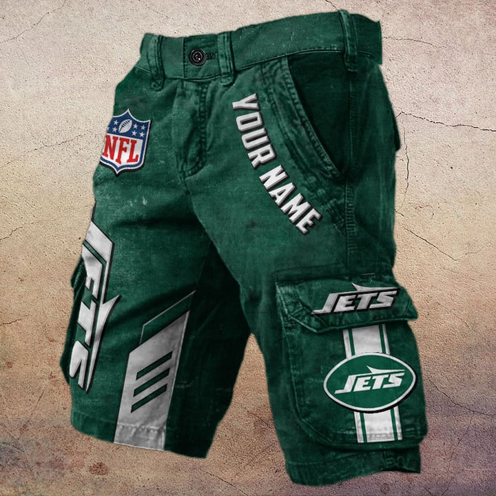NFL x NYJ Personalized Cargo Shorts V1 NAK