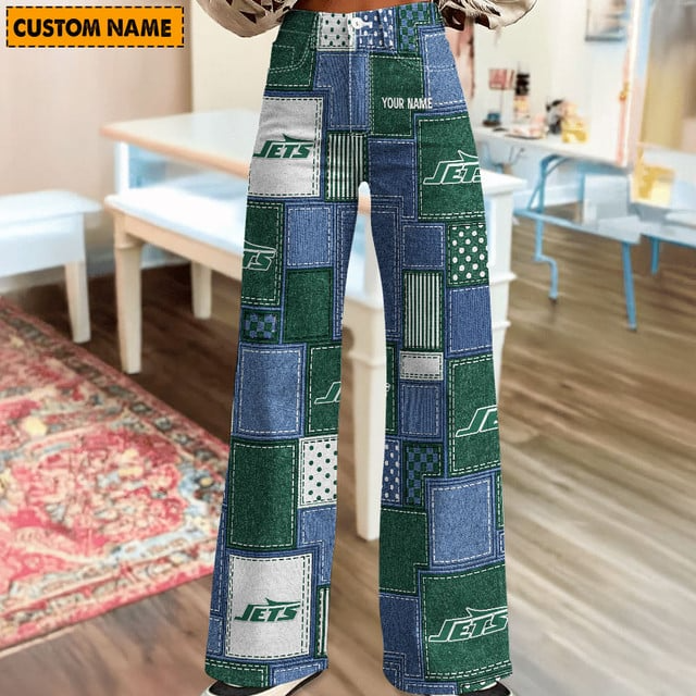 NFL x NYJ Personalized Women Jeans Trousers For Fan V1 NAK NHT