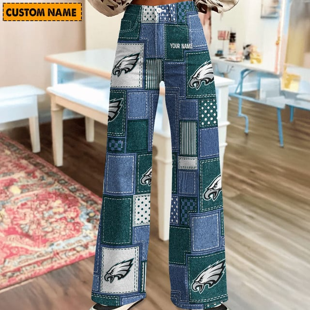 NFL x PE Personalized Women Jeans Trousers For Fan V1 NAK NHT