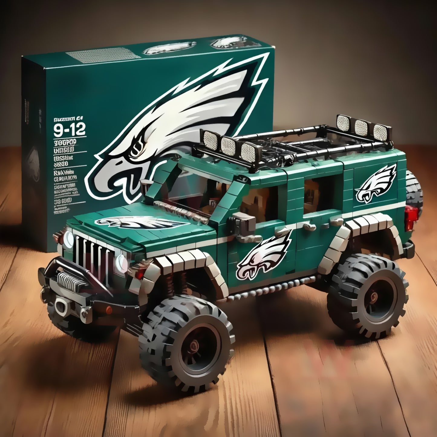 NFL x PHI Football Team Jeep Building Set V1 NAK NHM