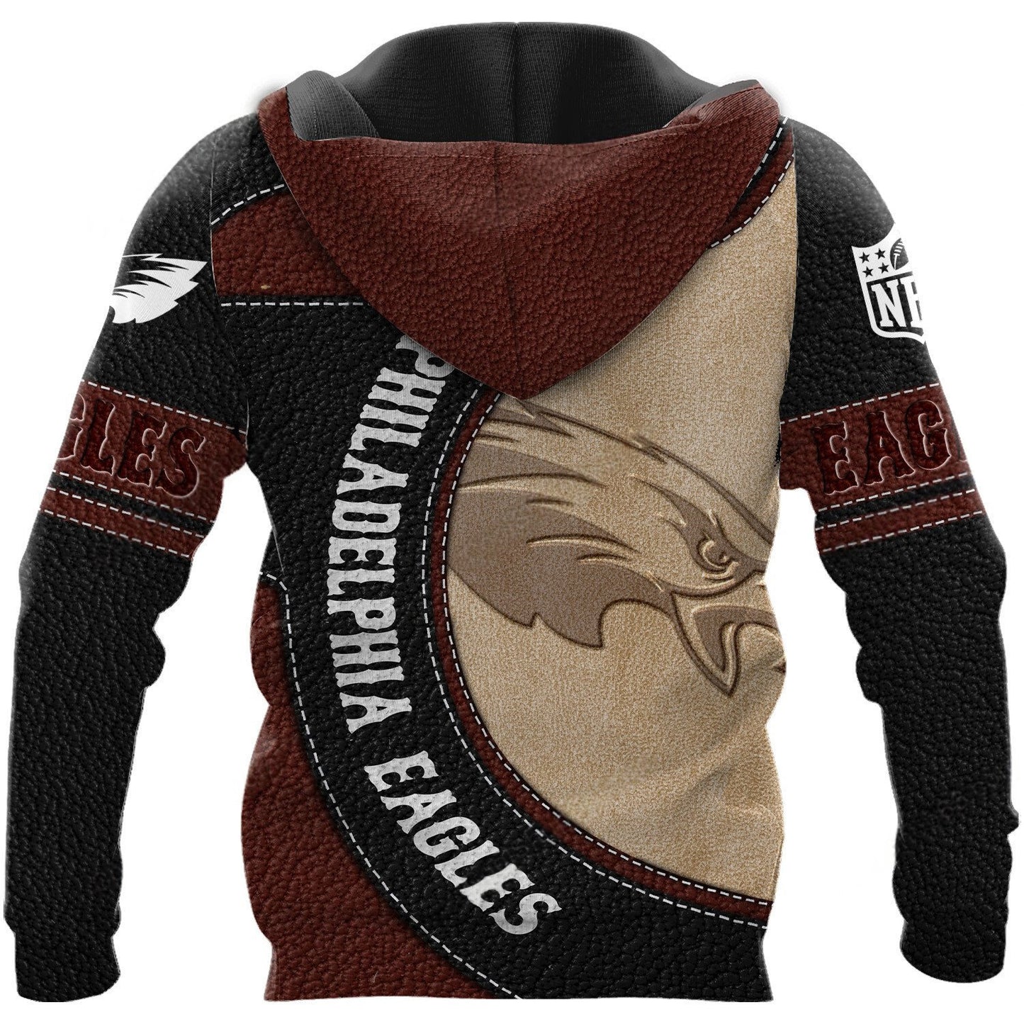 NFL x PHI Leather Pride Personalized Hoodie HLP