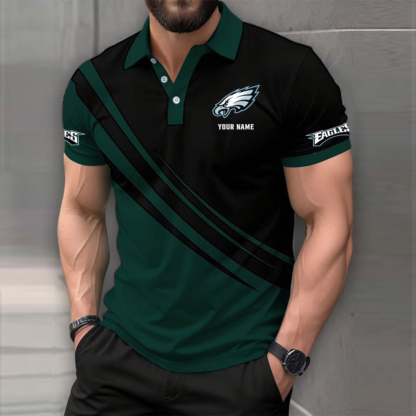 NFL X PHI Truck Men Classic Polo Shirt V1 NAK NHM