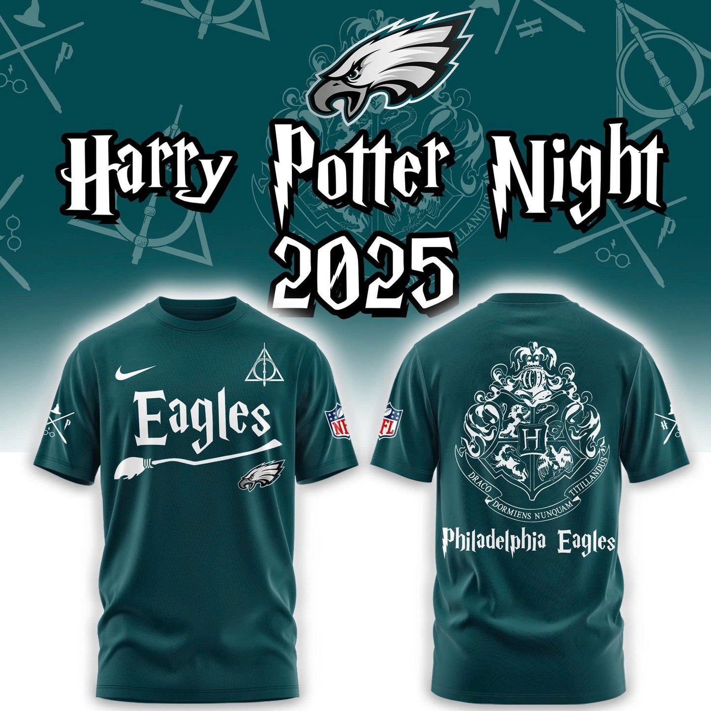 NFL x PHI x Harry Potter 3D Shirt HLP 251025