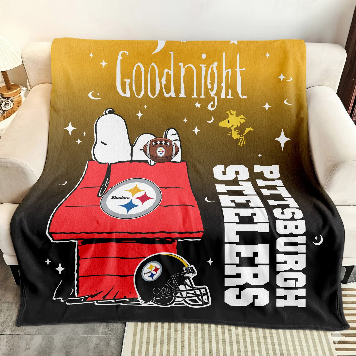 NFL x PIT Snoopy Fan Blanket HLP 271025
