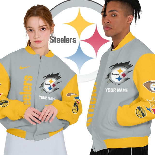 NFL x PS Personalized Custom Baseball Jacket V1 NAK