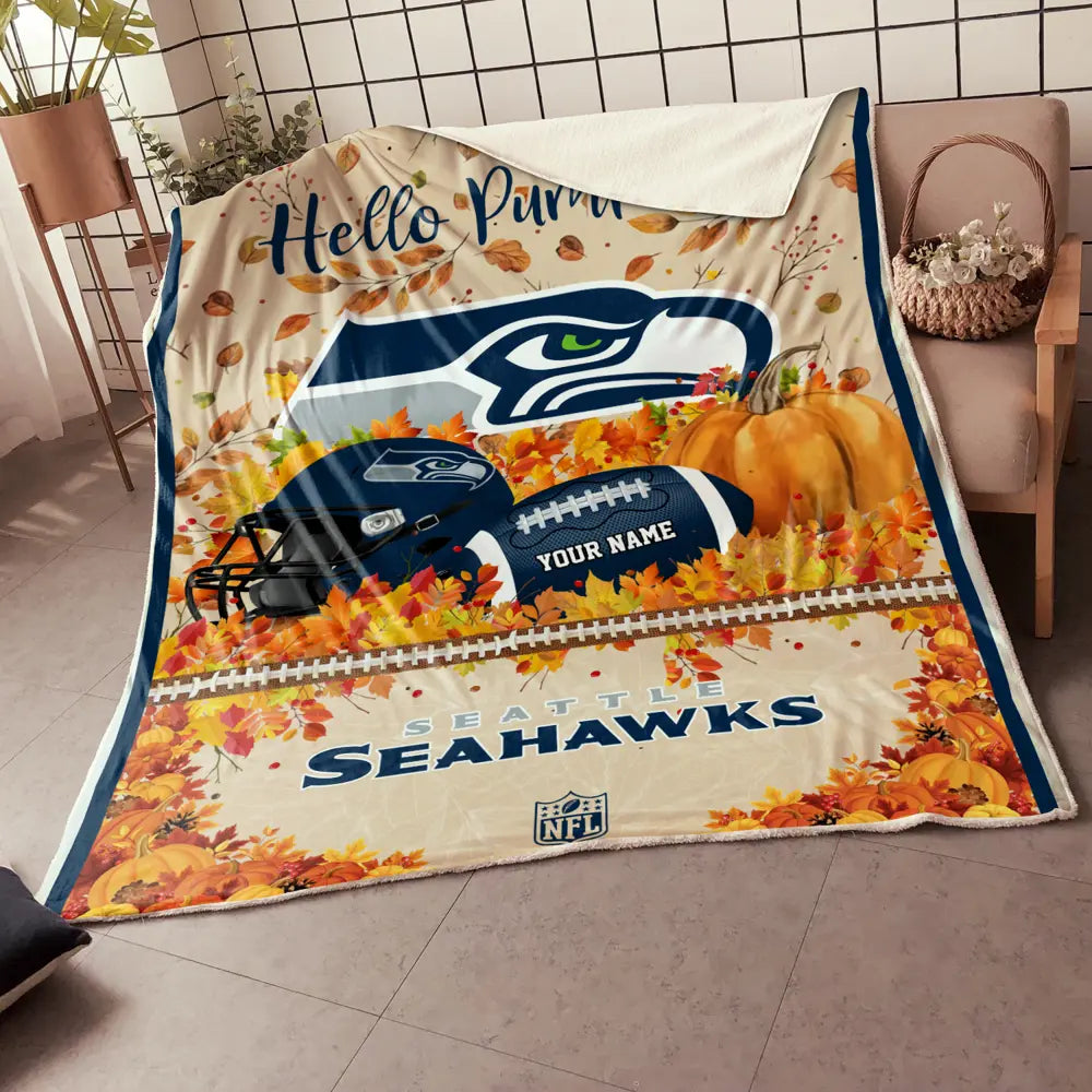 NFL x SEA Hello Pumpkin Quilt HLP HLPHUONG