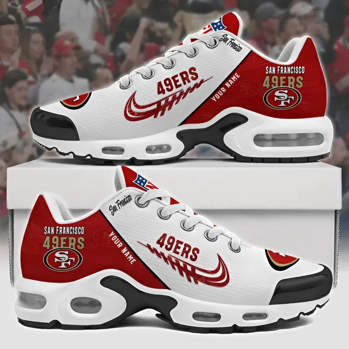 NFL x SF Customize Your Name Ver 28 Sport Shoes V1 NAK NHM