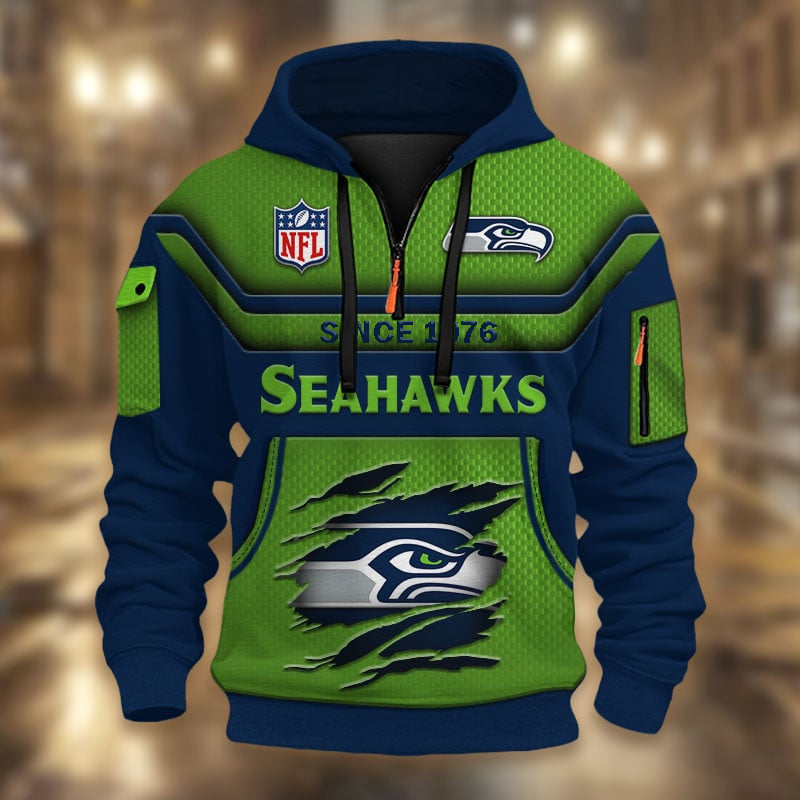 NFL x SS Multicolor Zip Hoodie Shirt DDT CTND