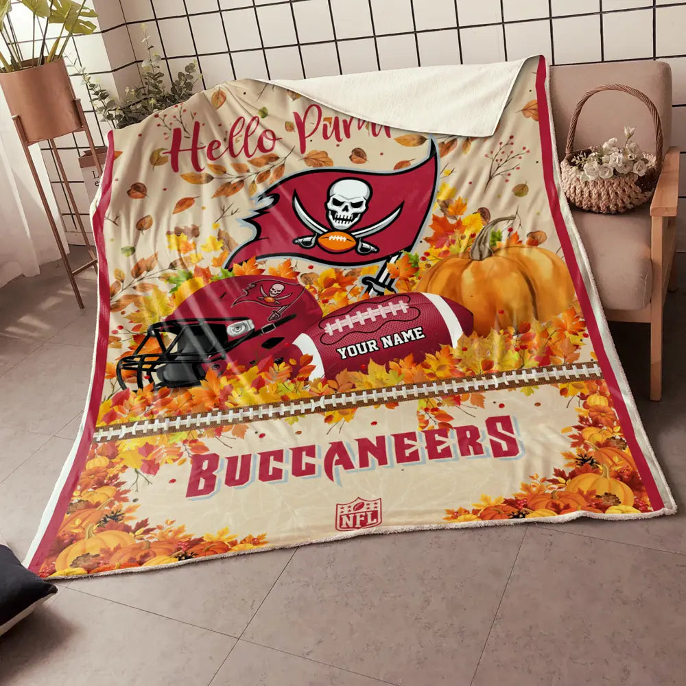 NFL x TB Hello Pumpkin Quilt HLP HLPHUONG