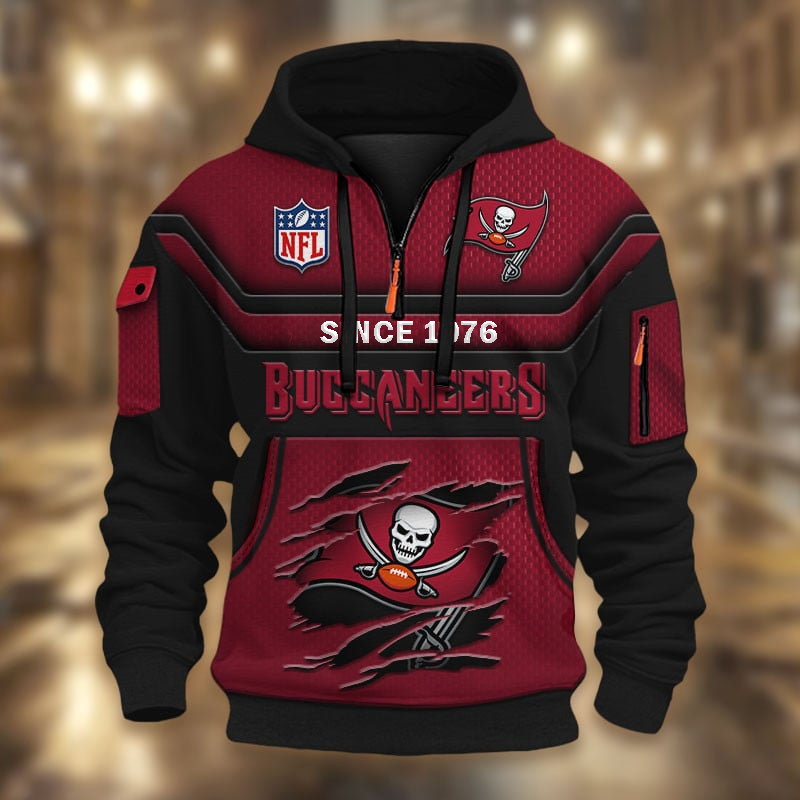 NFL x TBB Multicolor Zip Hoodie Shirt DDT CTND