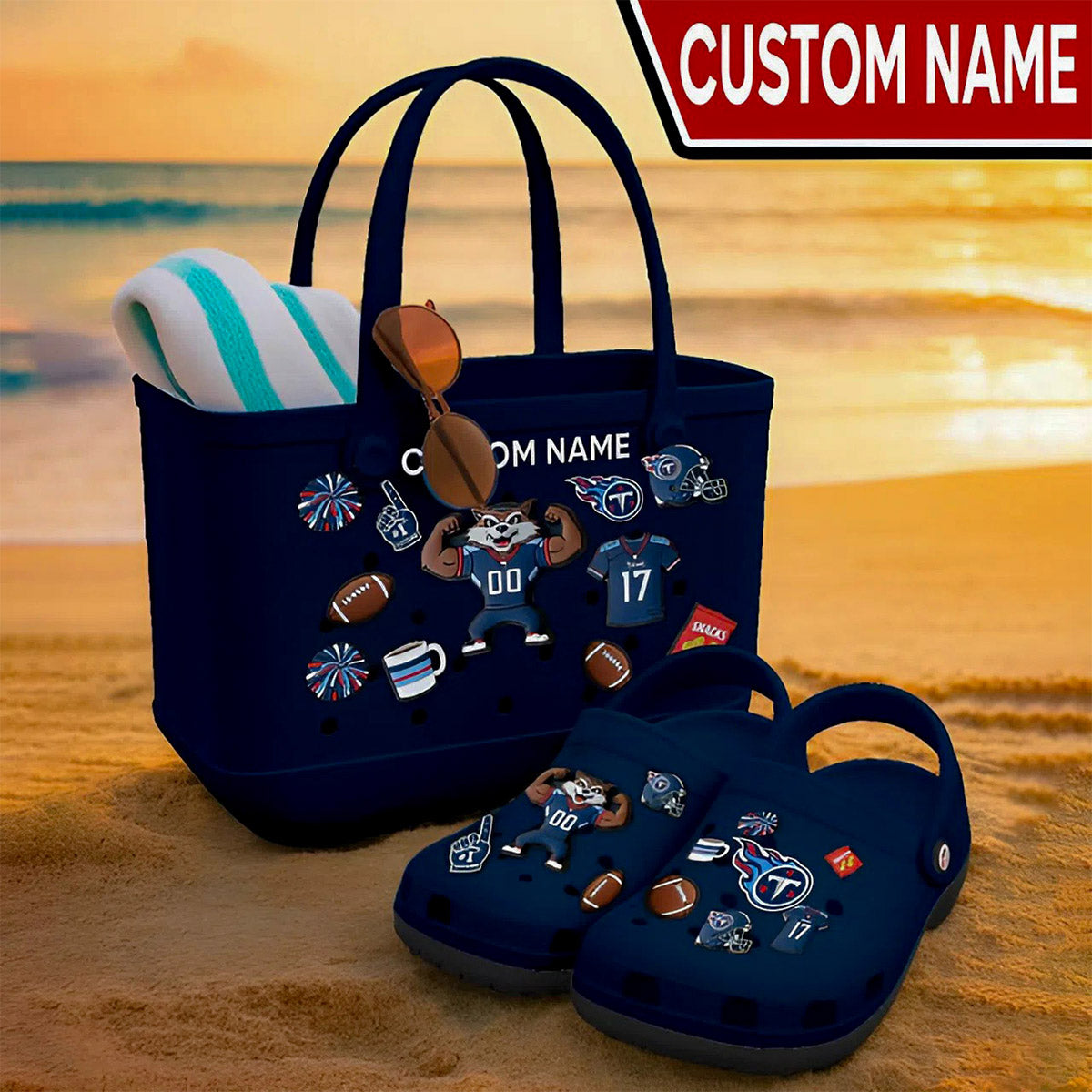 NFL x TEN Special Bogg Bag And Crocs Clogs V1 NAK NHM