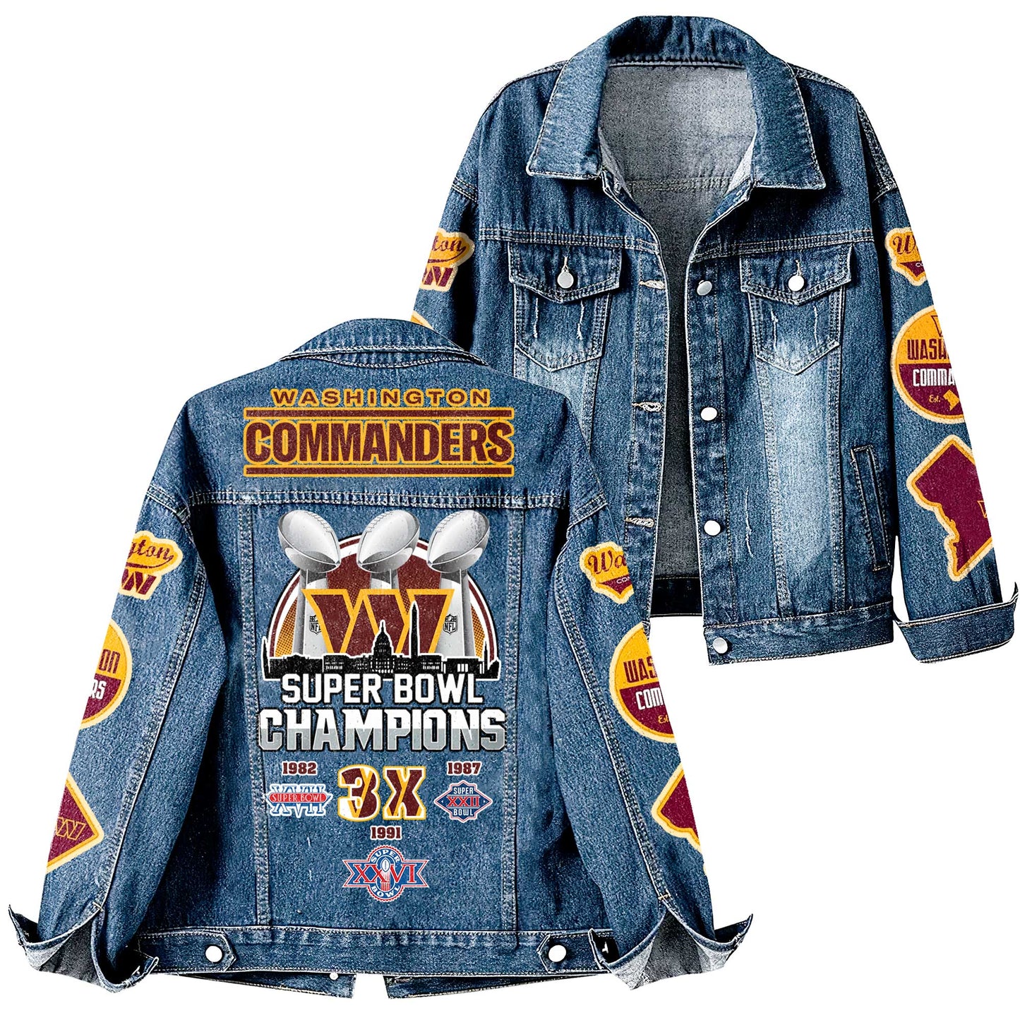 NFL x WAS Champions Denim Jacket HLP