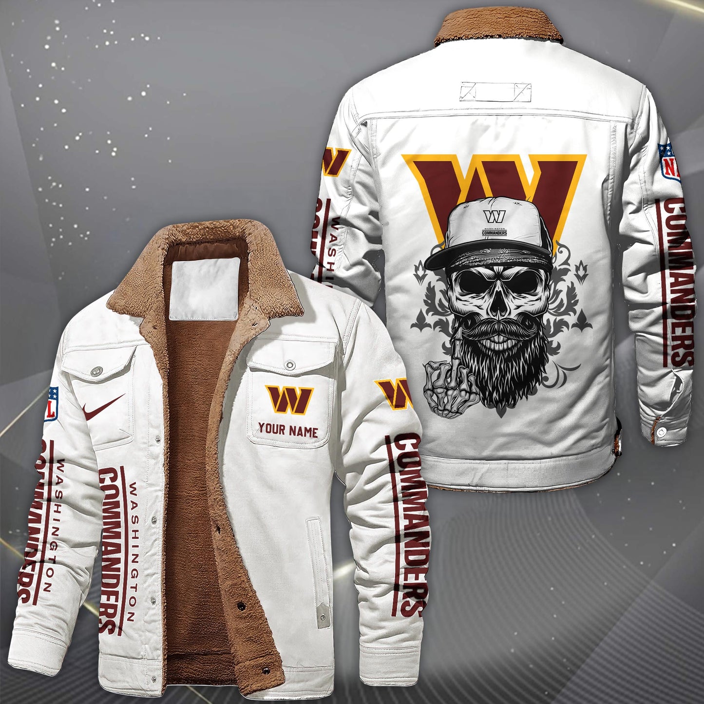 NFL x WAS Fleece Lined Cargo Jacket HLP