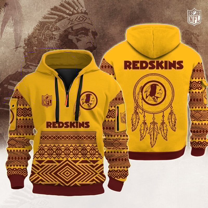 NFL x WAS RED Native Half-zip Hoodie HLP