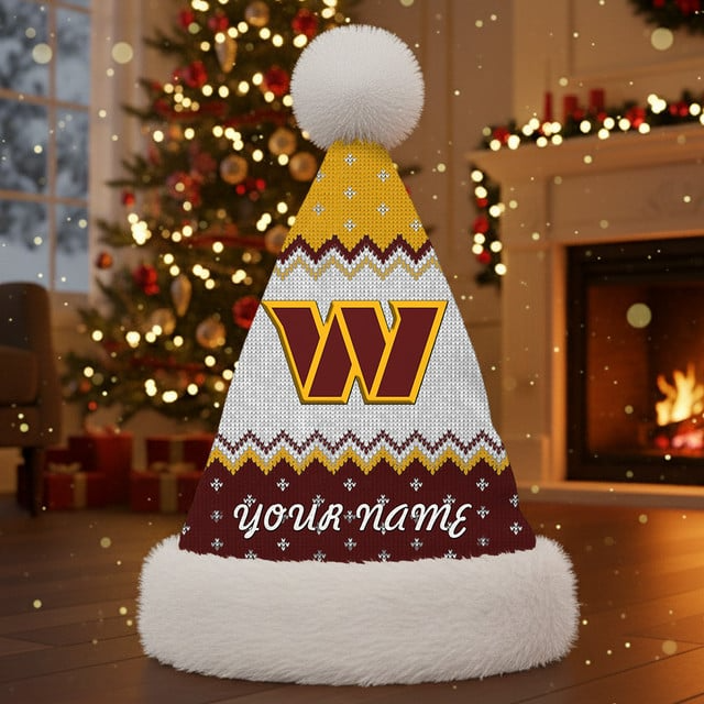 NFL x WC Personalized Santa Hat Christmas Gift For Fan V1 NAK