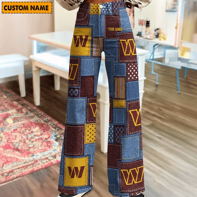 NFL x WC Personalized Women Jeans Trousers For Fan V1 NAK NHT