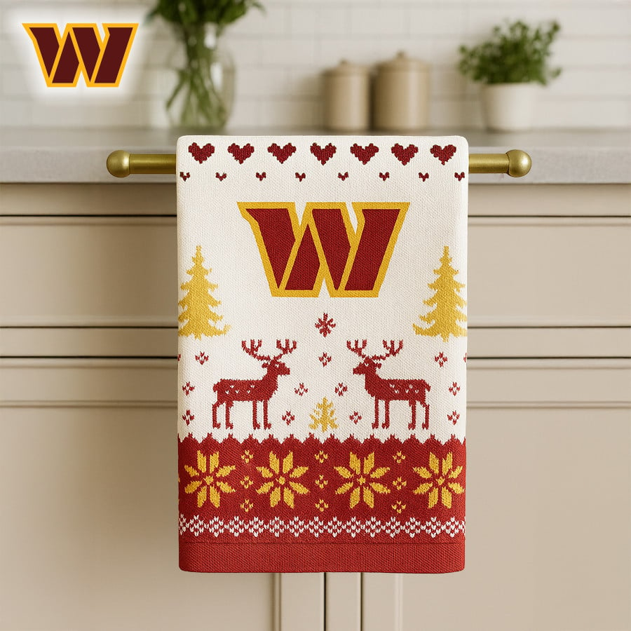 NFL x WC Premium NFL Christmas Kitchen Towel V1 NAK