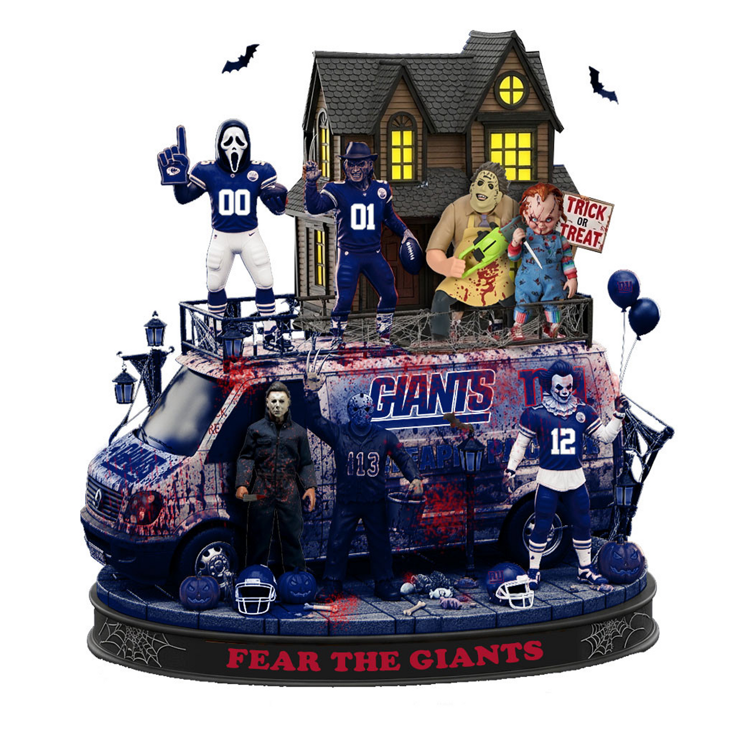 NYG x NFL Halloween Acrylic Plaque DATND TANTD