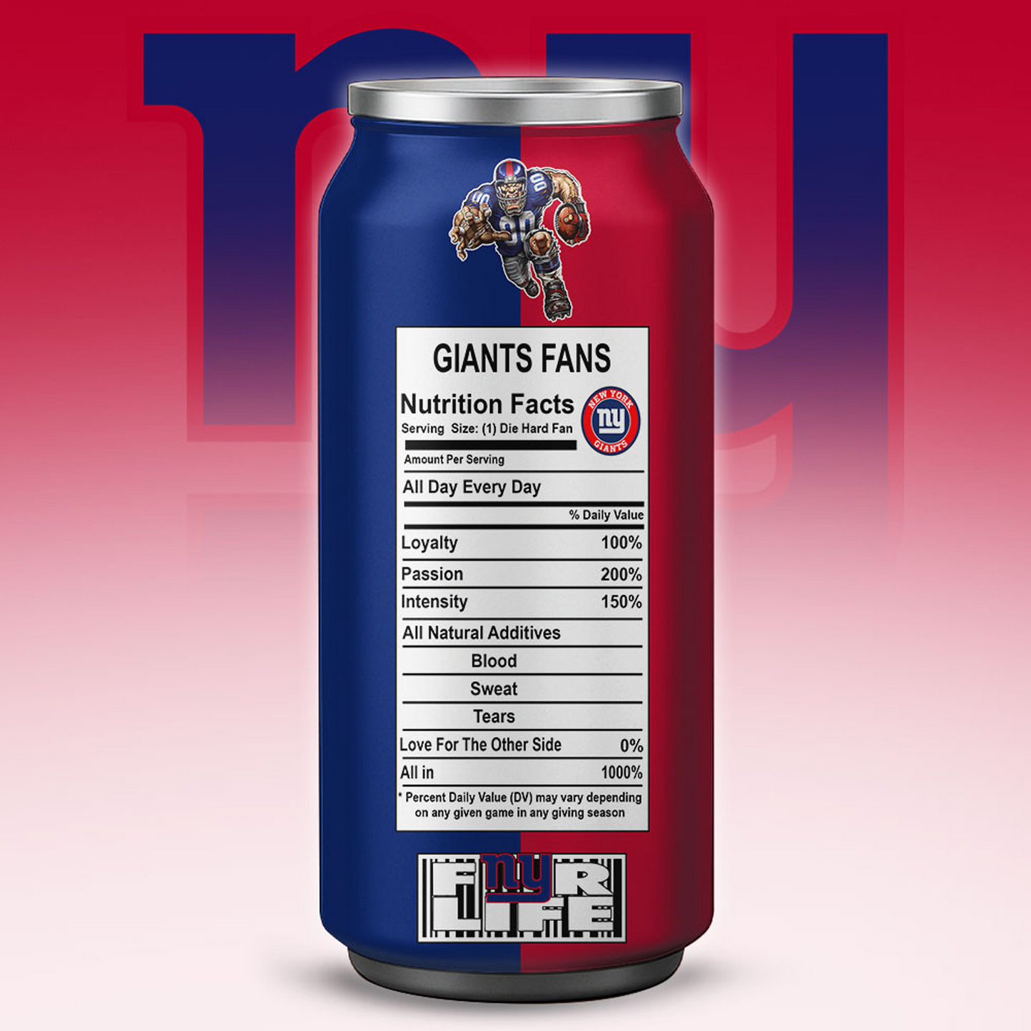 NYG x NFL Monster Energy Tumbler Gift for Fans DATND TANTD