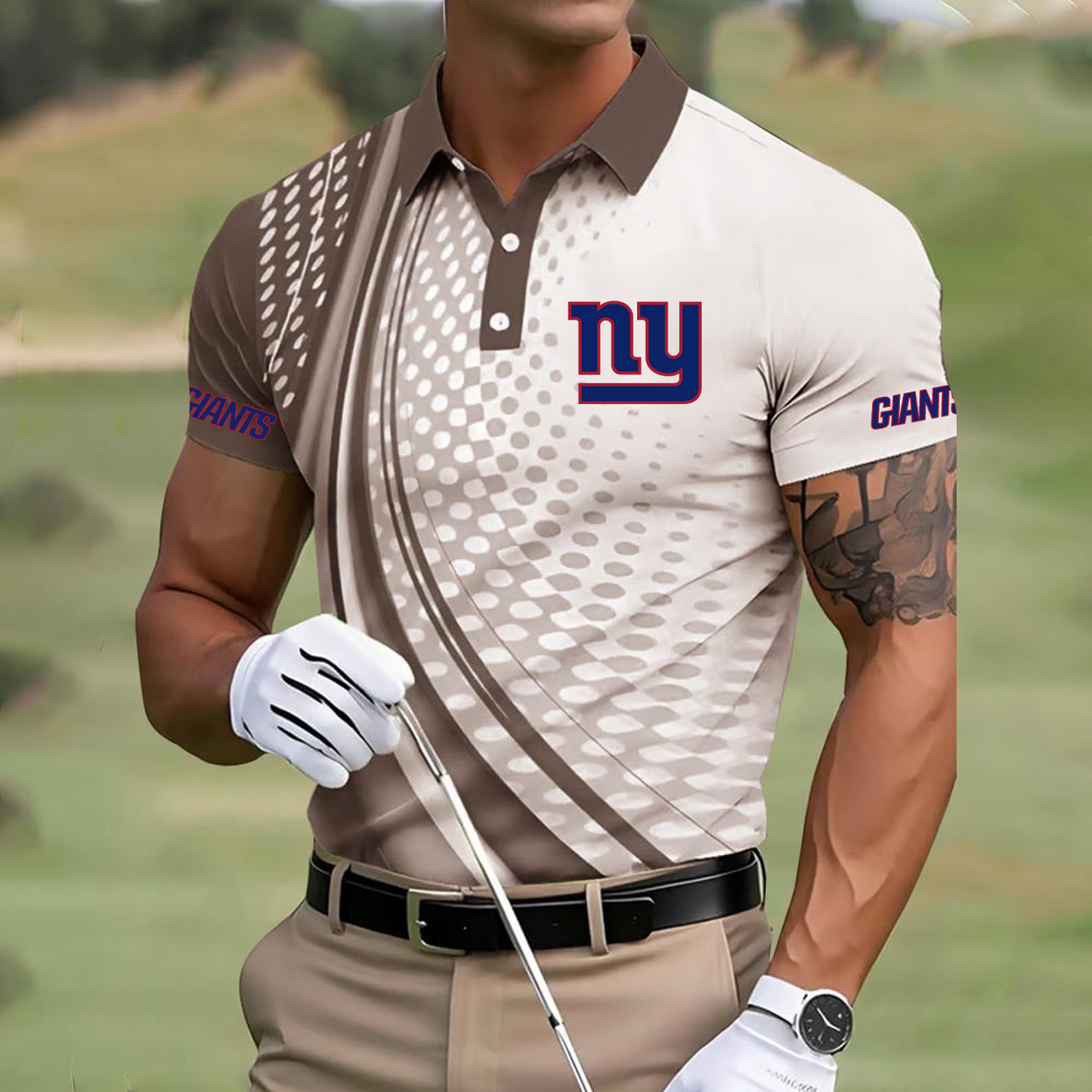 NYG x NFL Polo Shirt DATND TANTD