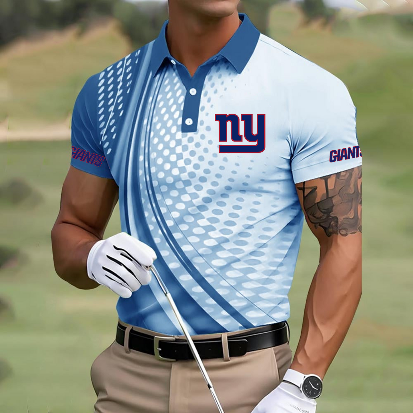 NYG x NFL Polo Shirt DATND TANTD
