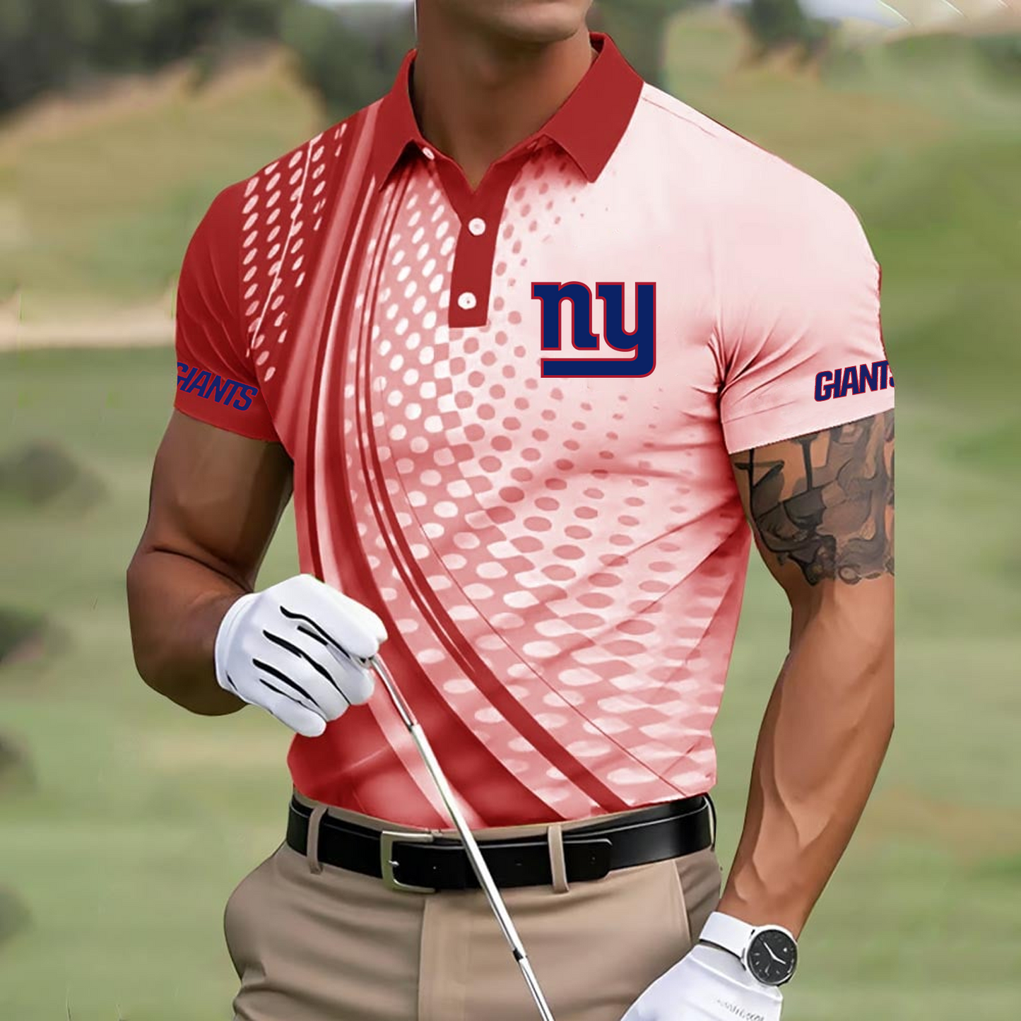 NYG x NFL Polo Shirt DATND TANTD
