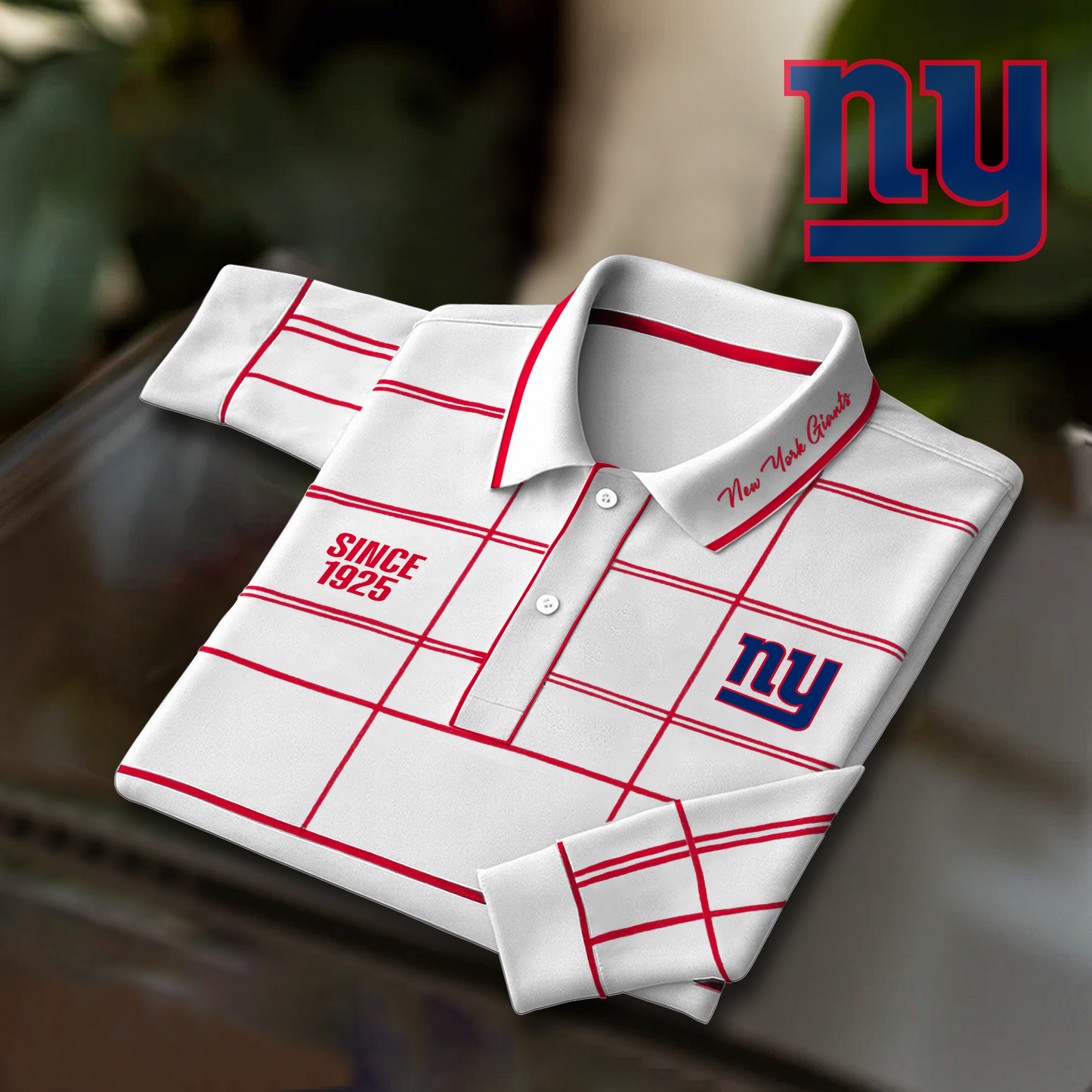 NYG x NFL Polo Shirt Long Sleeve DatND DVT