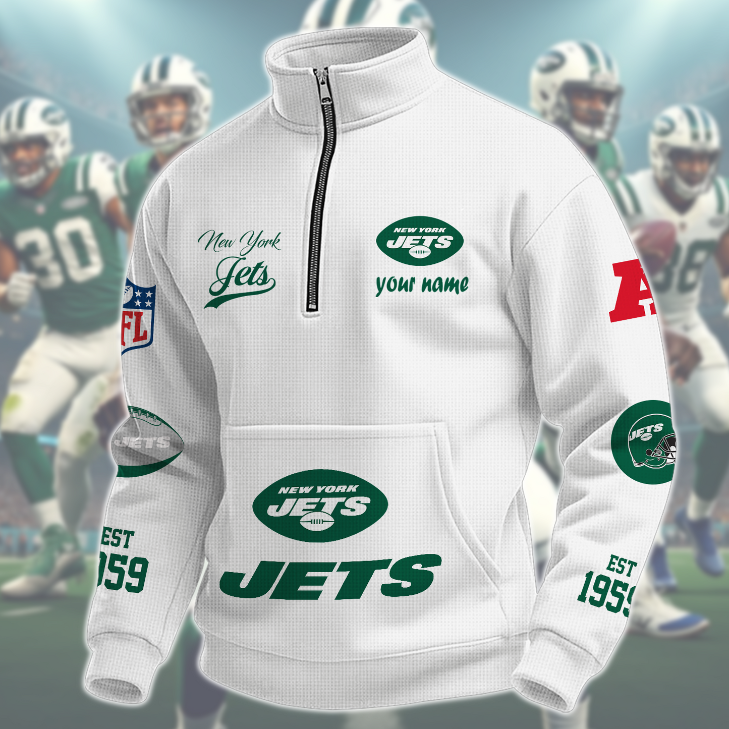 NYJ x NFL Quarter-Zip Sweatshirt DatND DVT