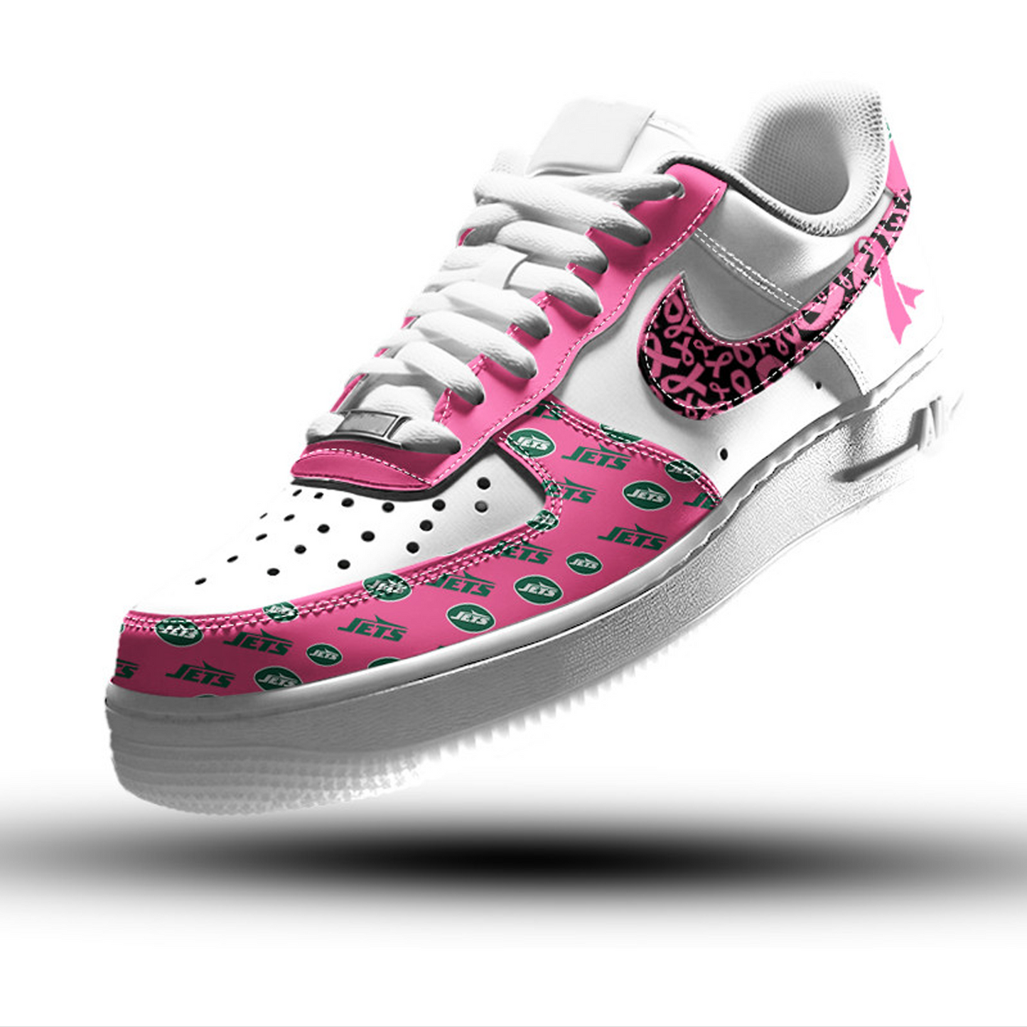 NYJ Man Low Top Shoes x Breast Cancer Awareness DatND DVT