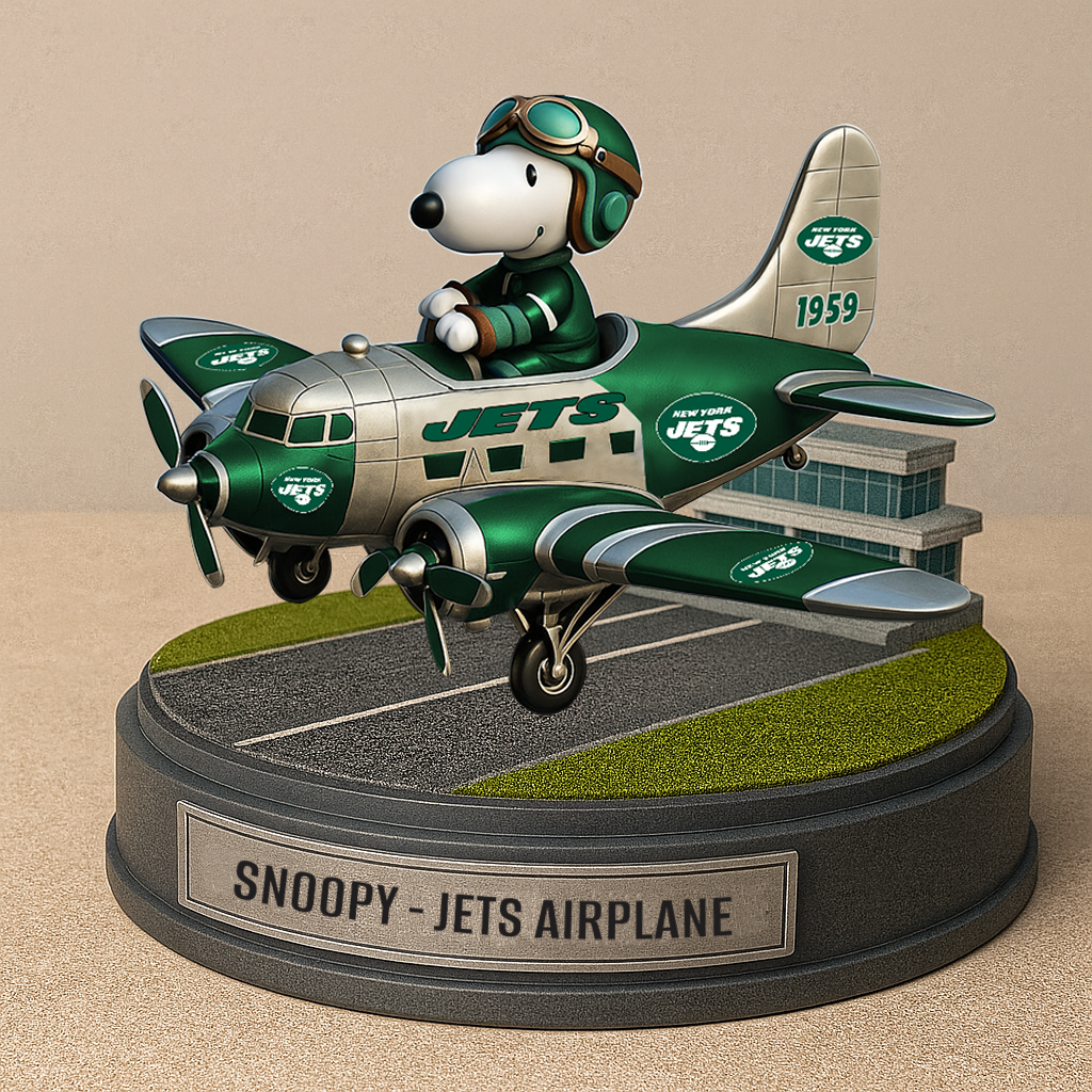 NYJ NFL x SNP Airplane Premium Acrylic Plaque DDT CTND