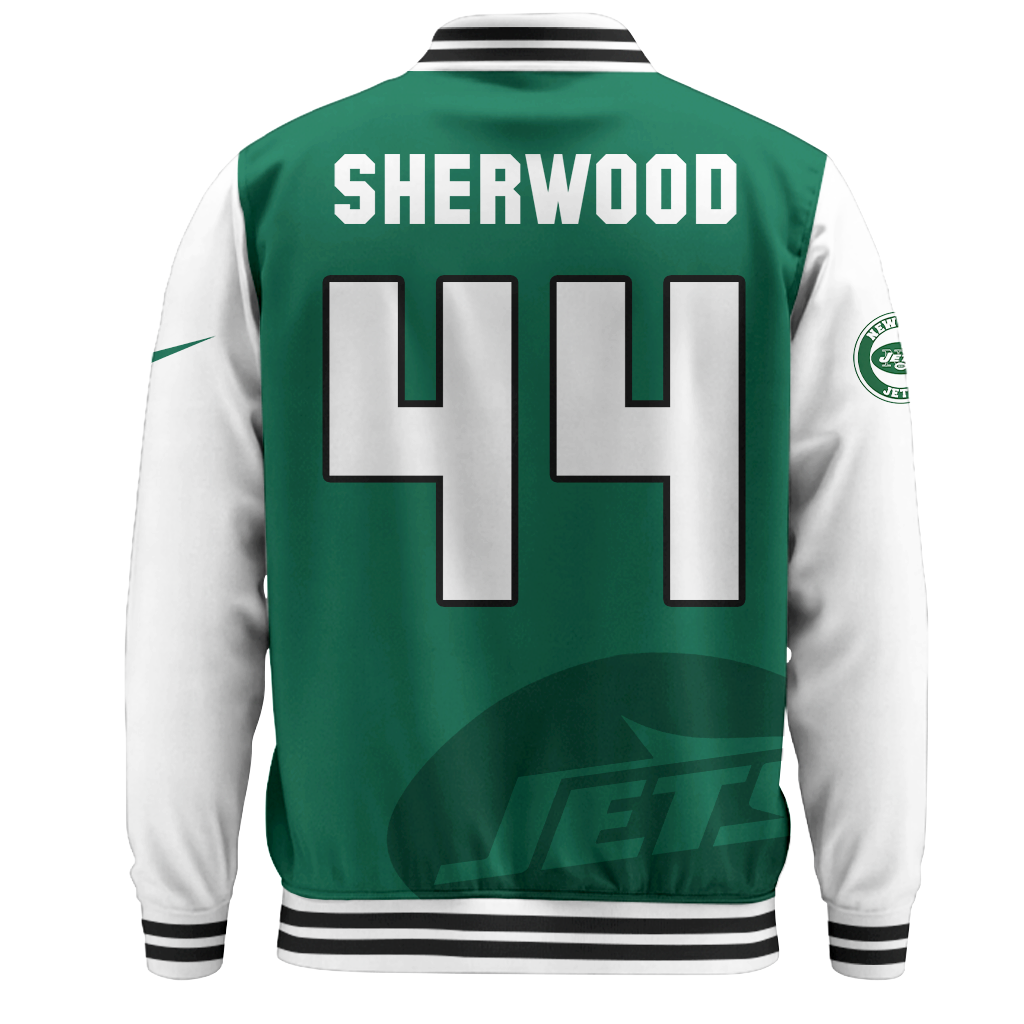 NYJ Premium NFL Baseball Jacket DDT NTL