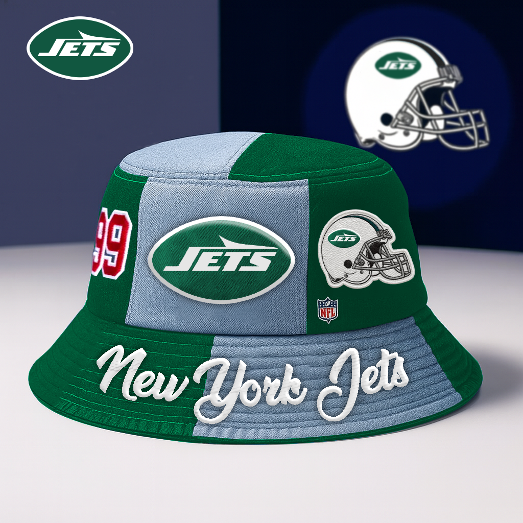 NYJ Premium NFL Bucket Hat DDTCTND