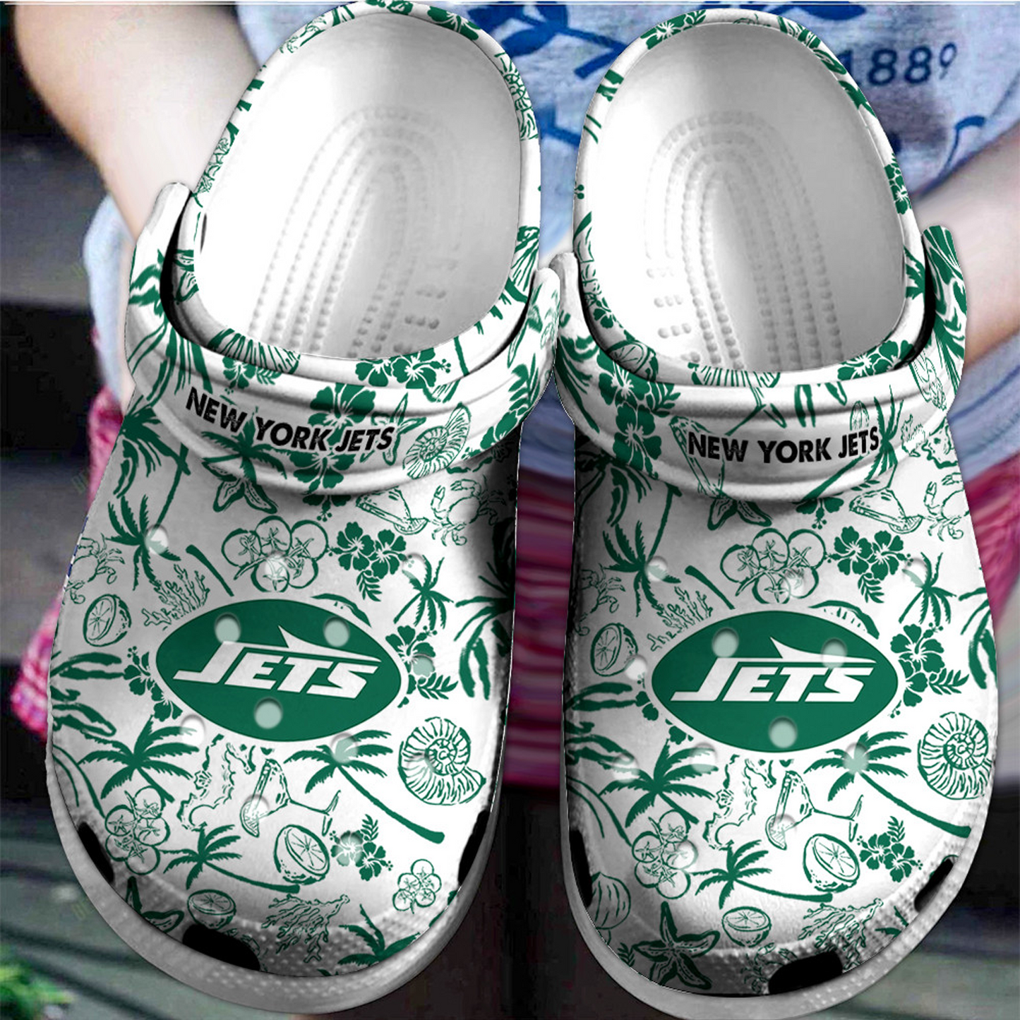 NYJ x NFL Clogs DATND TANTD
