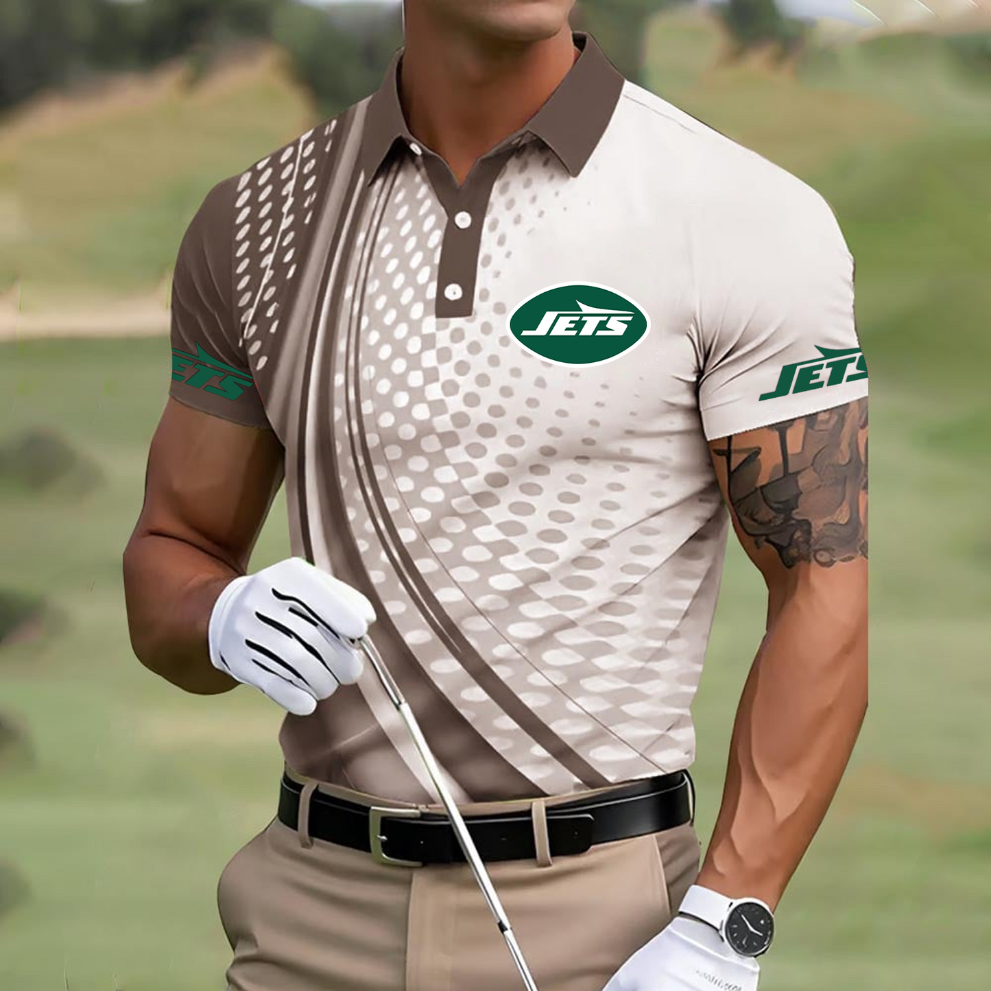 NYJ x NFL Polo Shirt DATND TANTD