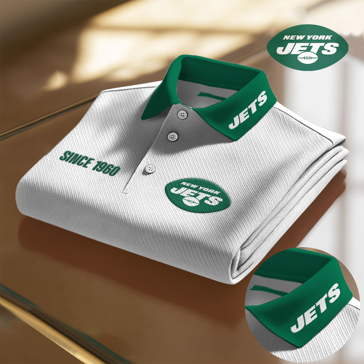 NYJ x NFL Premium Polo Shirt DatND DVT