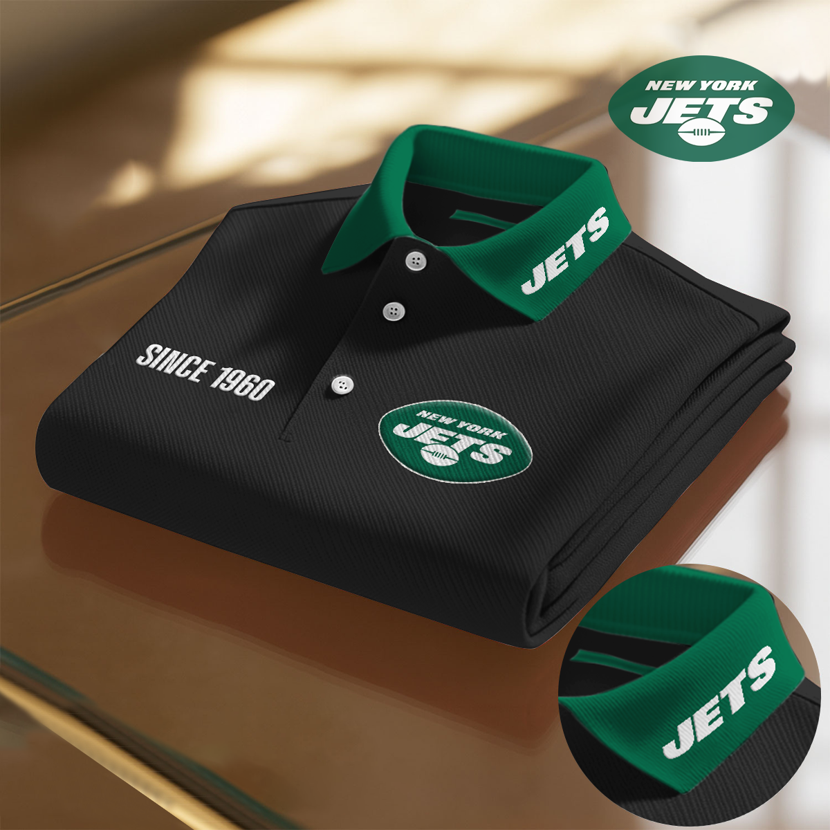 NYJ x NFL Premium Polo Shirt DatND DVT