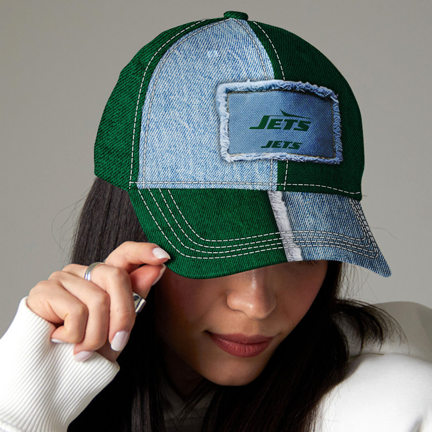 NYJ x NFL Streetwear Style Classic Cap DATND TANTD